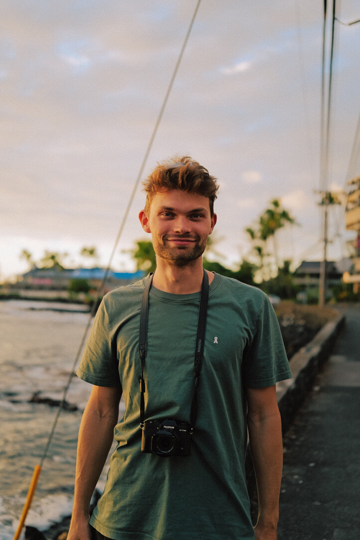 Simon Jesse with his camera